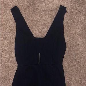 Formal dress with cutout